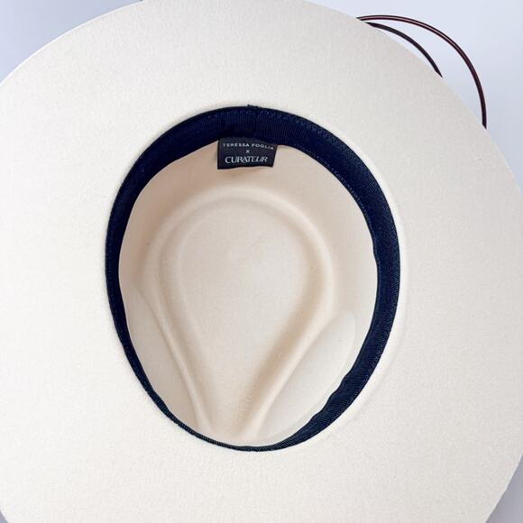 Teressa Foglia x Curateur Lynn Vegan Suede Felt Hat, Brand new, MSRP $400 main image 6